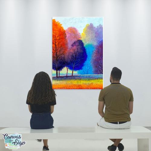 - Colorful Trees Portrait