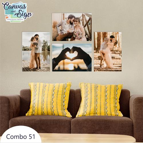  - Combo 51 (4x A4 canvases)