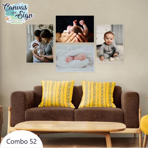  - Combo 52 (4x A3 canvases)